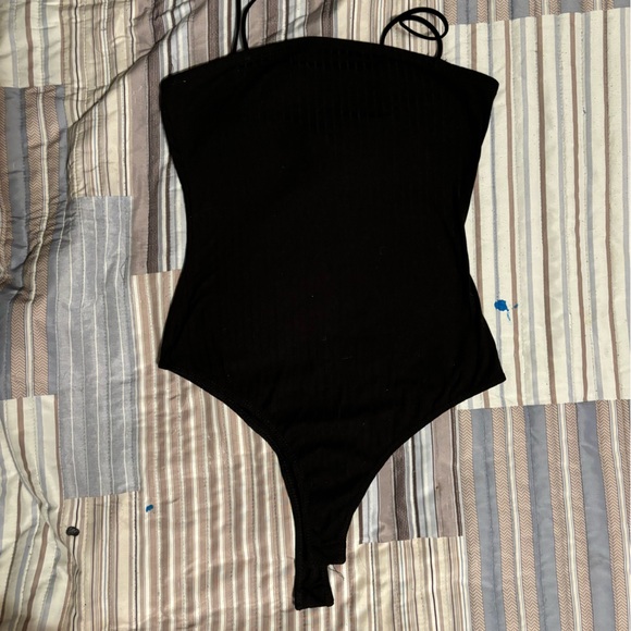 Skin tight ribbed tank body suit - Picture 1 of 4